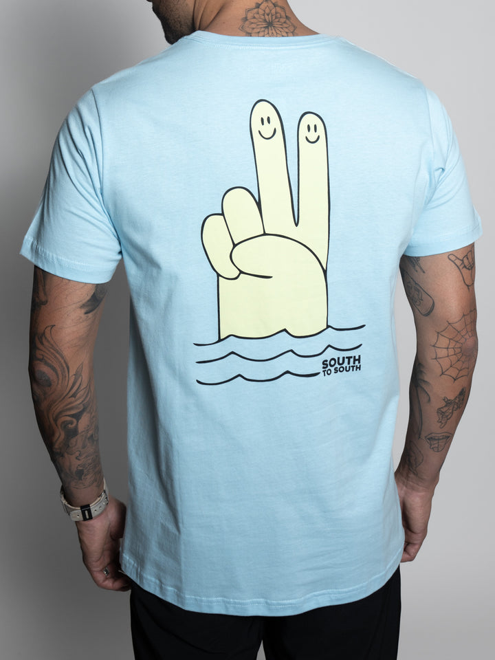 Camiseta "Peace & Waves"