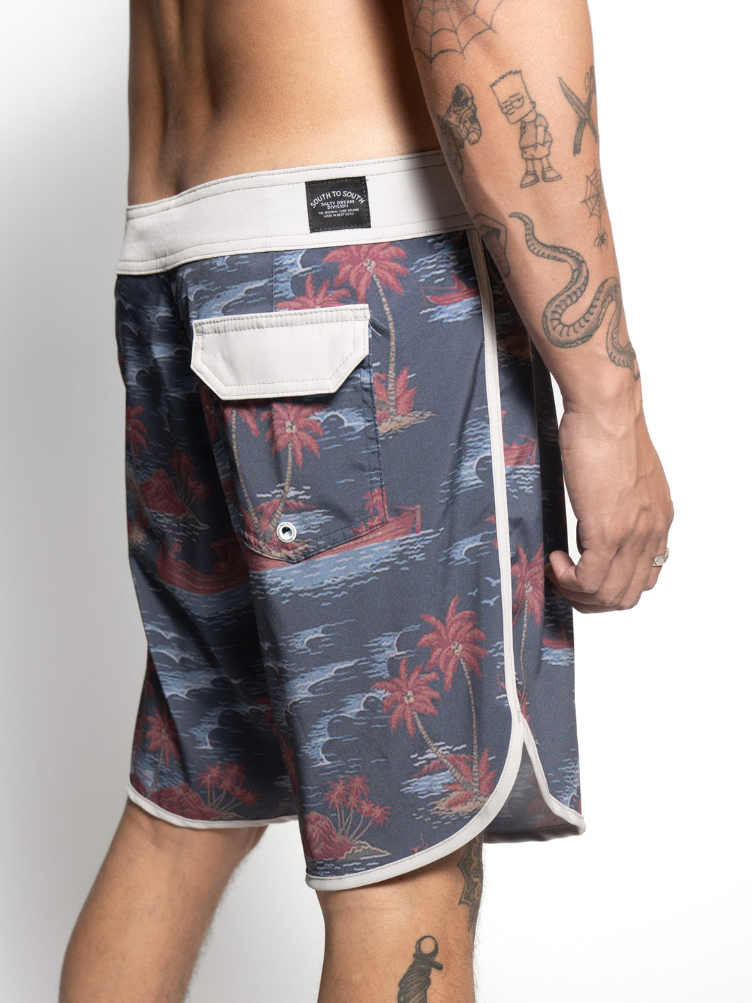 Boardshorts "South Pacific" Old School